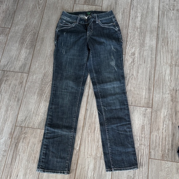 Worn Denim - Classic Indigo Straight Leg Jeans